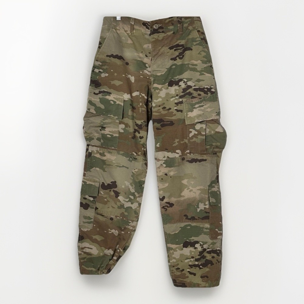 Army Combat Uniform ACU Multicam Cargo Pant Small Short Military Utility Trouser